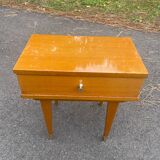 Bedside table with compass feet, 1960s