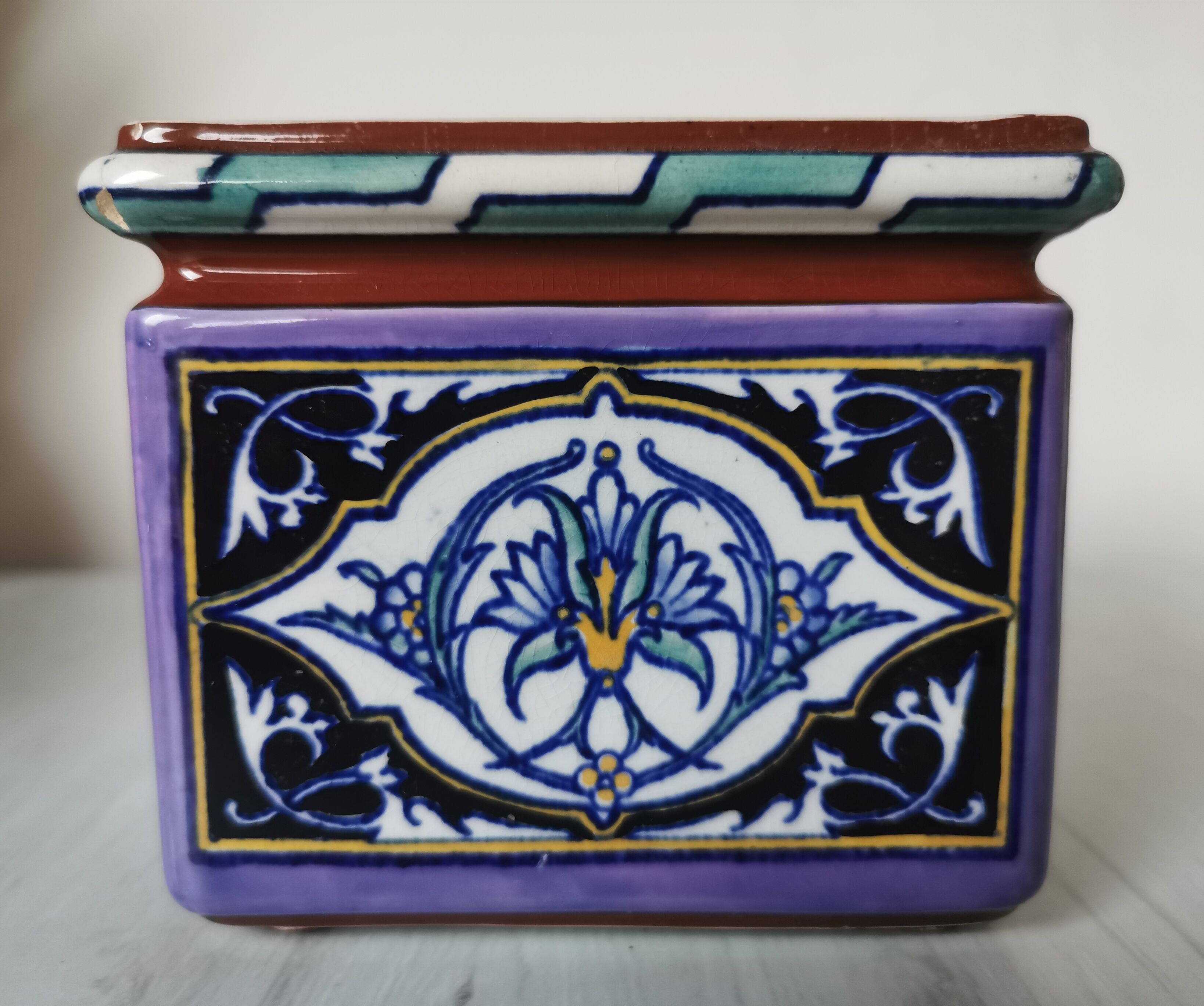 Pot deco Sarreguemines