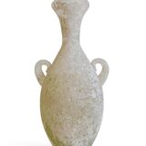 1960s Murano Glass Amphora Vase by La Murrina with Scavo Decoration