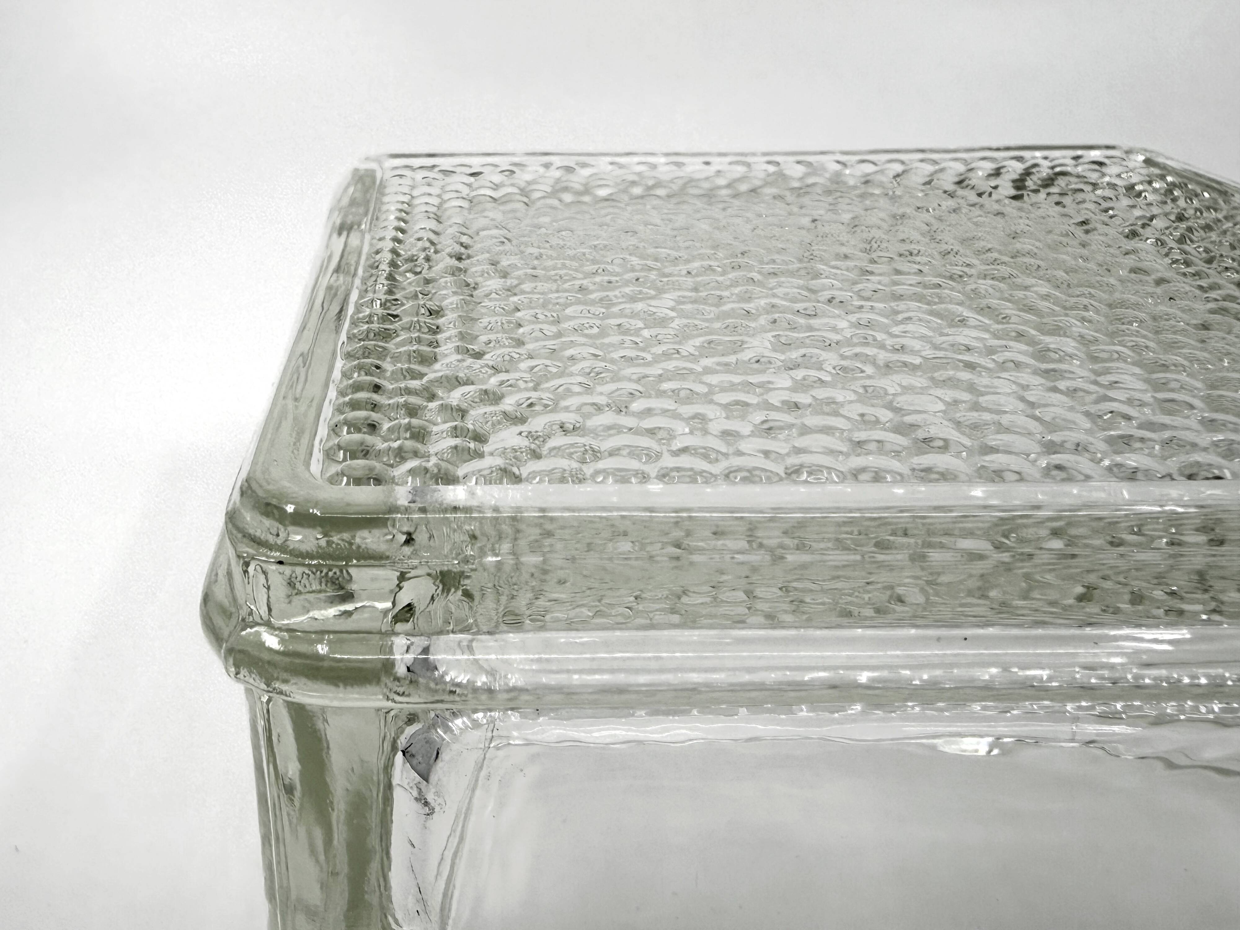 2 Pocket emptiers/ashtrays/paperweights • Lumax • Saint-Gobain • 1950