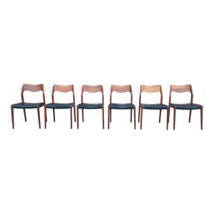 6 chaises modèle 71