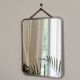 Barber mirror 18 cm x 23.5 cm