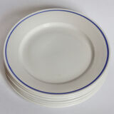 Set of six dessert plates - Faïencerie de Gien - Vintage