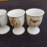 8 porcelain egg cups