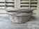 Pair of wicker baskets with transparent lining