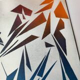 Minimalist geometric painting