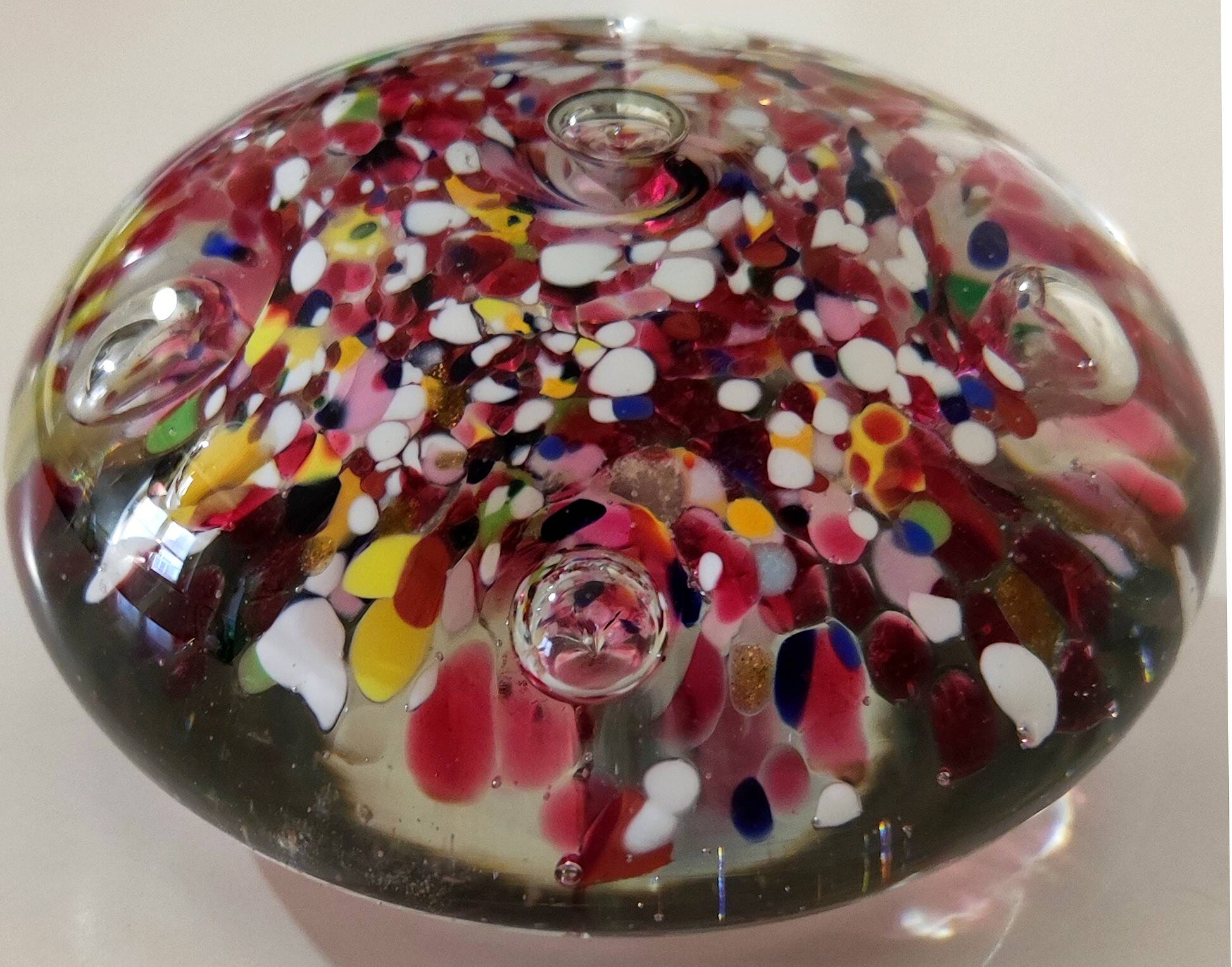 Sulfur ball paperweight