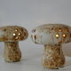 Pair of vintage mushroom lamps by Bruno Karlsson for EGO Sweden 1970s