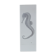 Press engraving silver seahorse