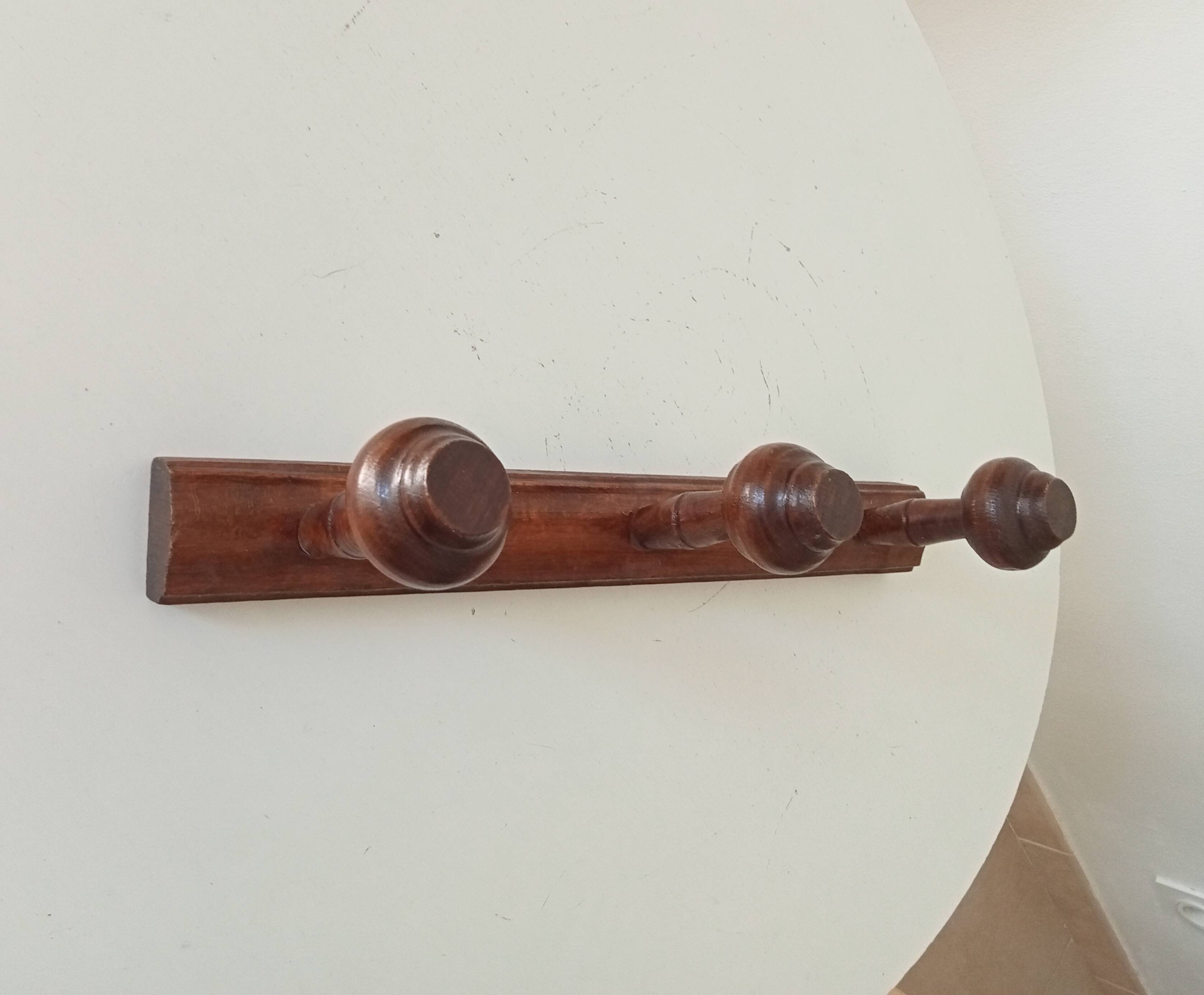 Rustic vintage coat rack