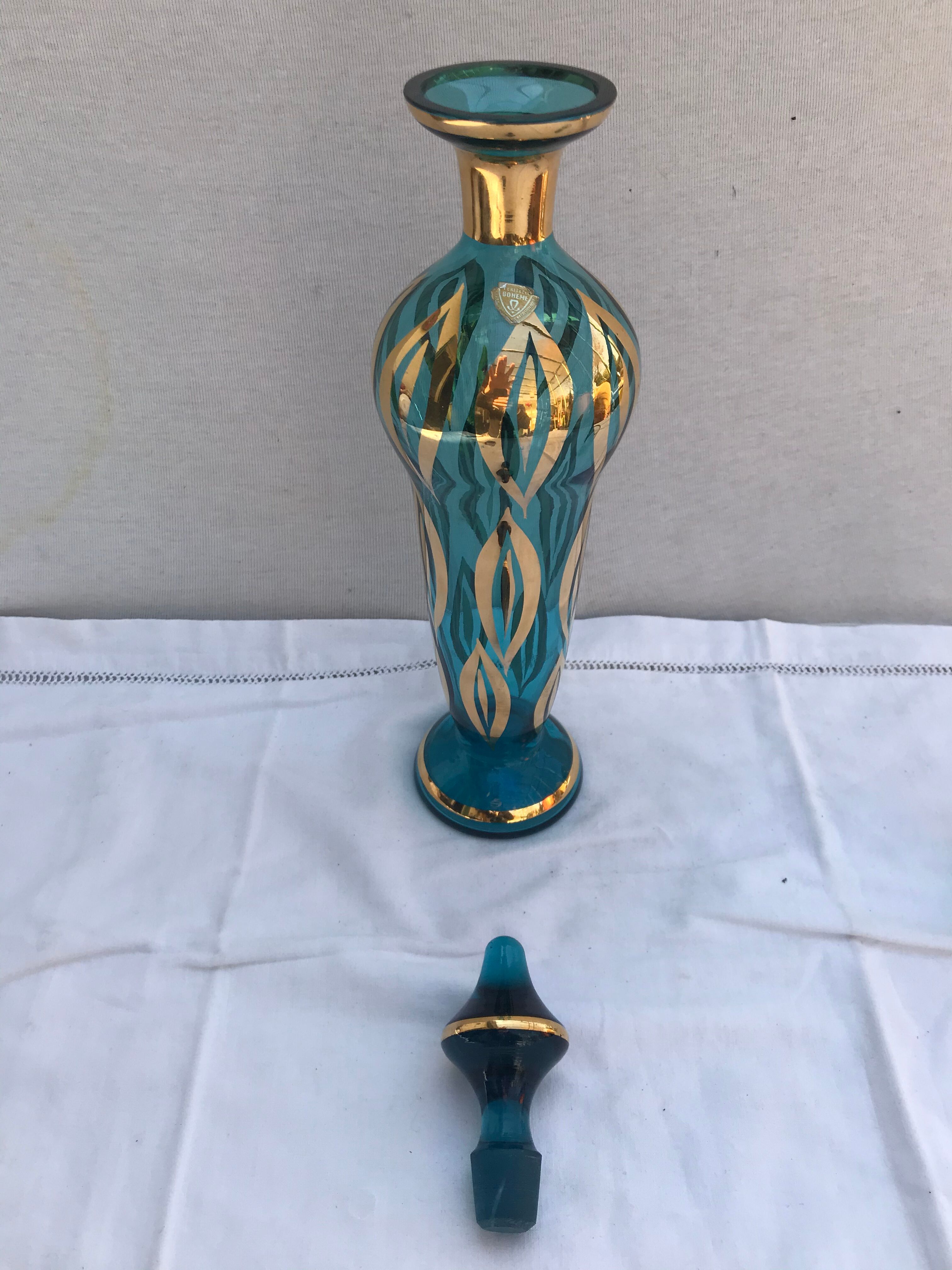 Former boheme carafe and glass