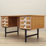 Oak desk, Danish design, 1960s, designer: Henning Kjaernulf