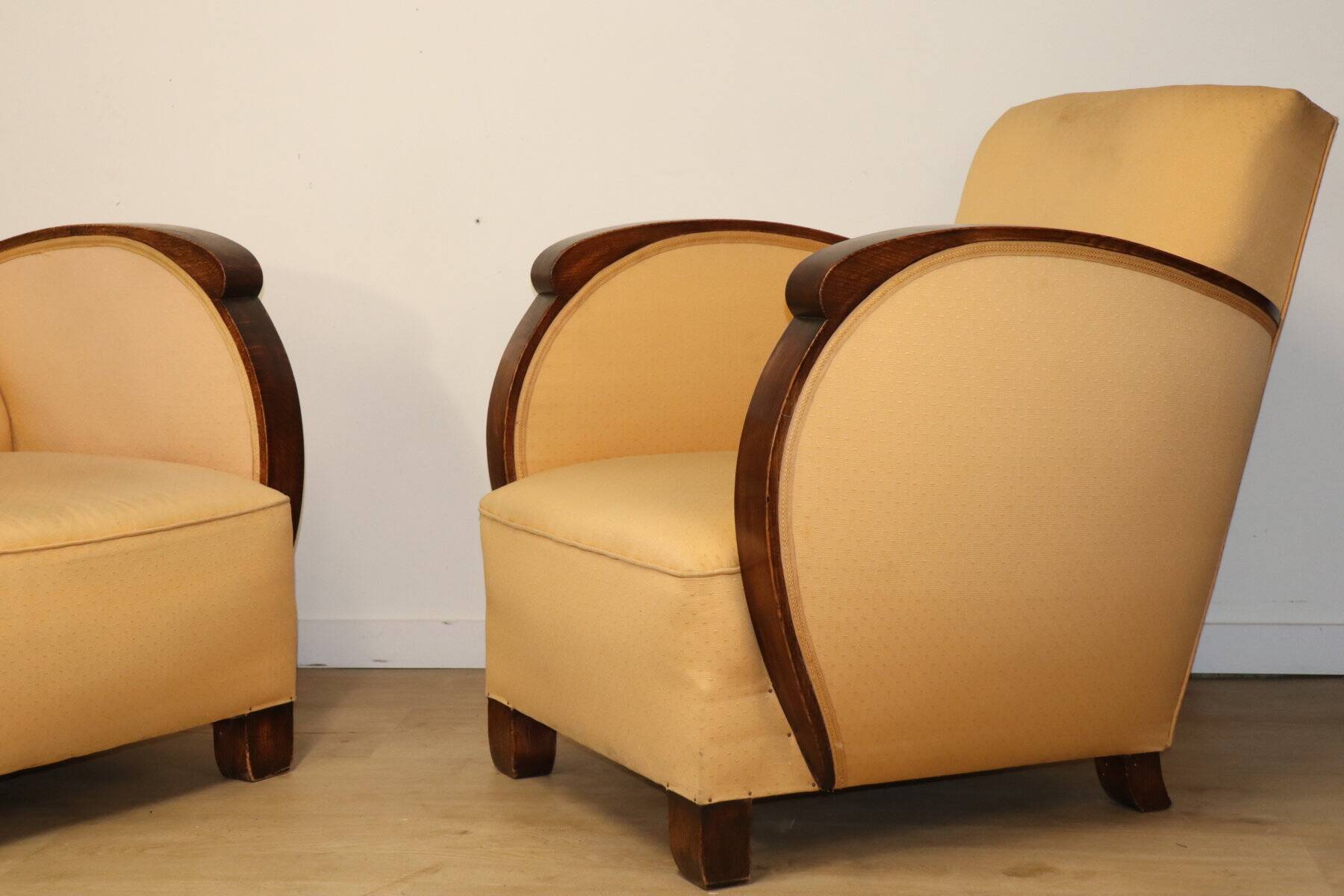 Pair of Art Deco armchairs – 1930s/40s