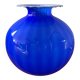 Large Murano glass spherical vase in two-tone glass paste