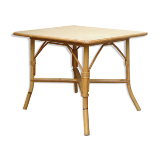 Bureau pour jeune enfant en bambou et rotin