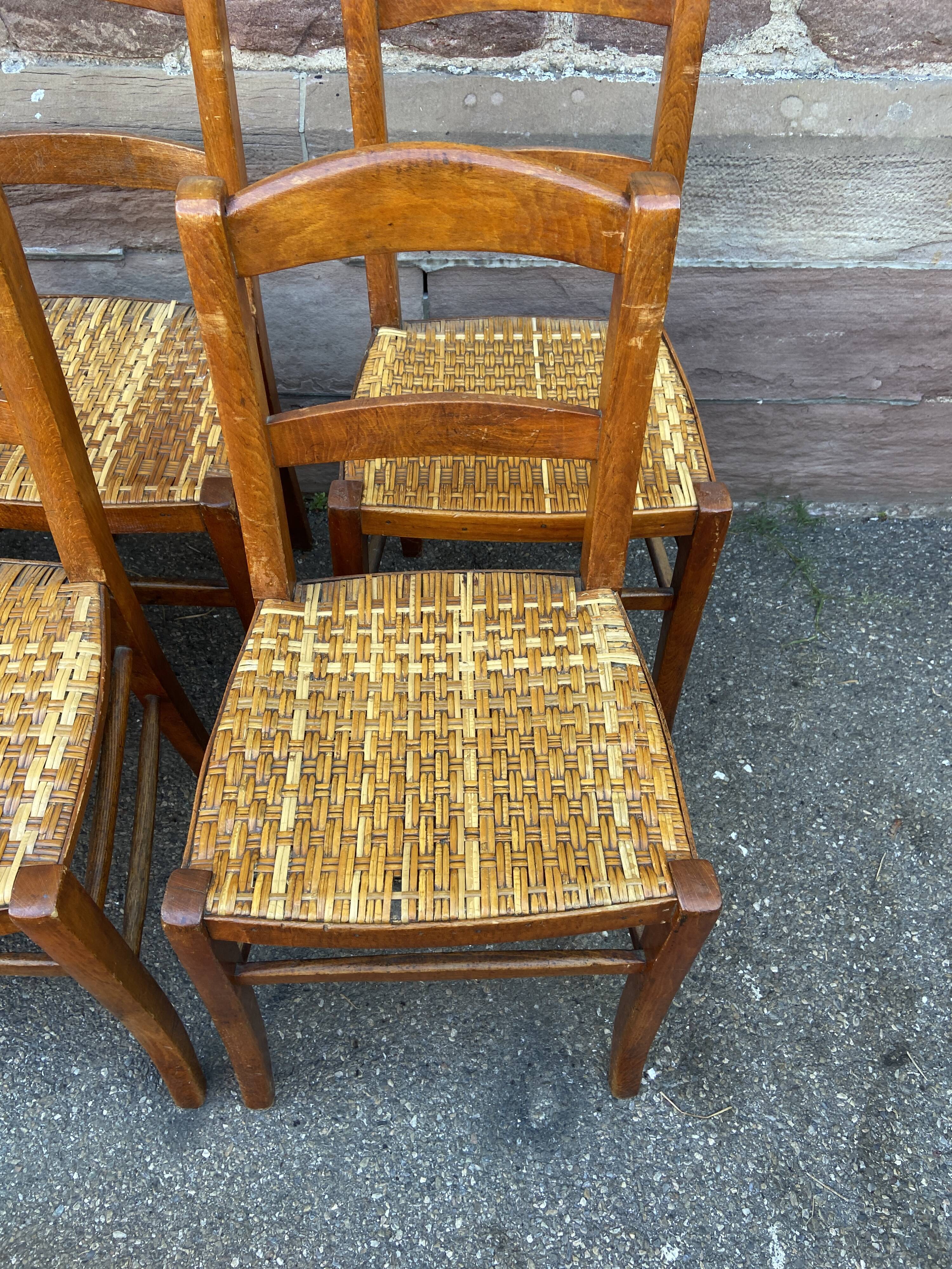 12 chairs brasserie restaurant bistrot 1930 Alsace