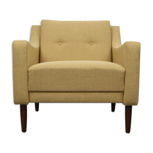fauteuil années 1960 - jaune