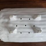 Asparagus dish and drainer in slip