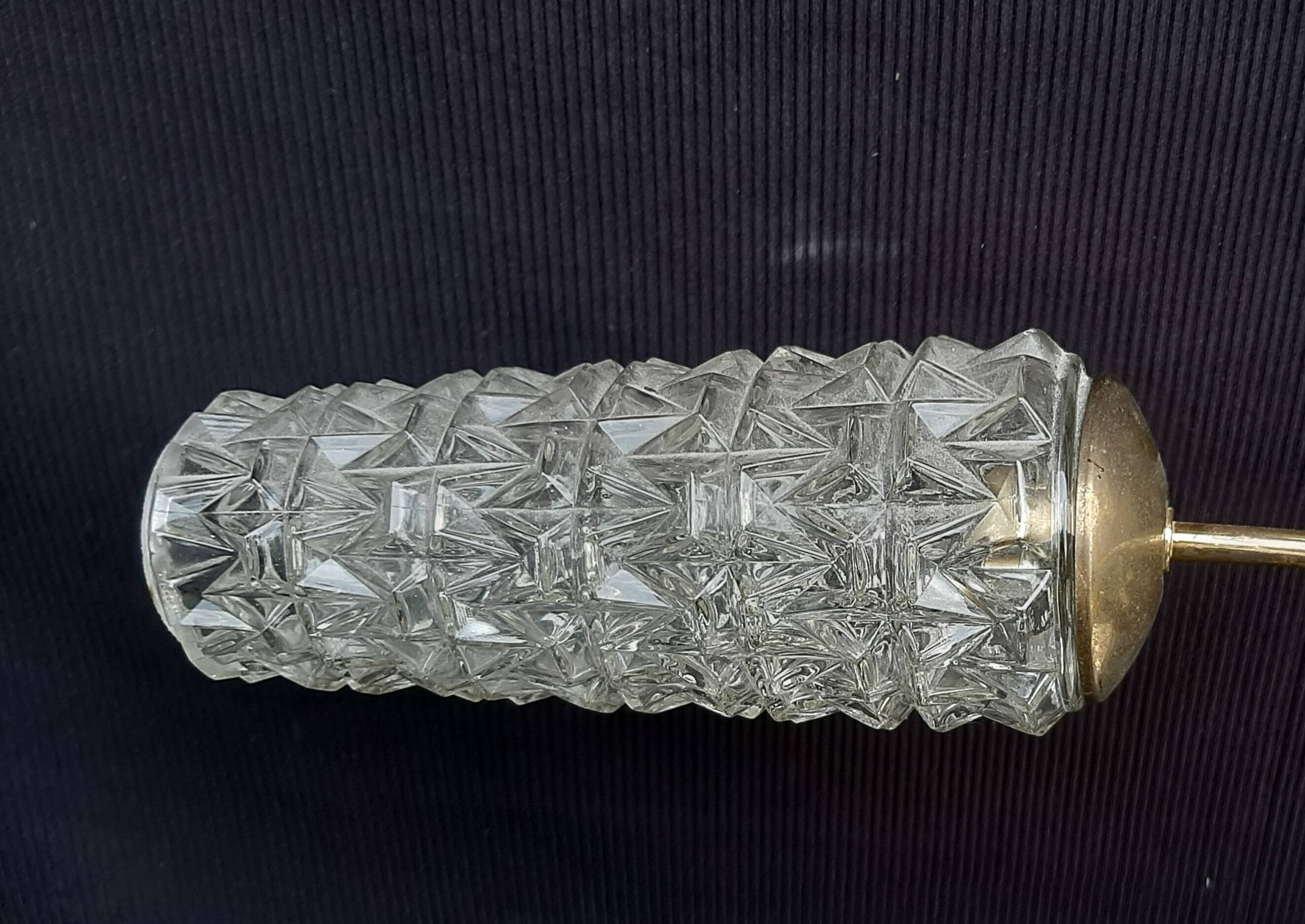 Vintage 60s sun shape chandelier 6 branches