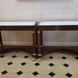 Exceptional pair of Suede chests of drawers circa 1800