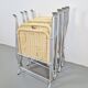 Mid-Century Tossa Wicker Folding Chairs by Hilbrant, Italy, 1960s, Set of 4