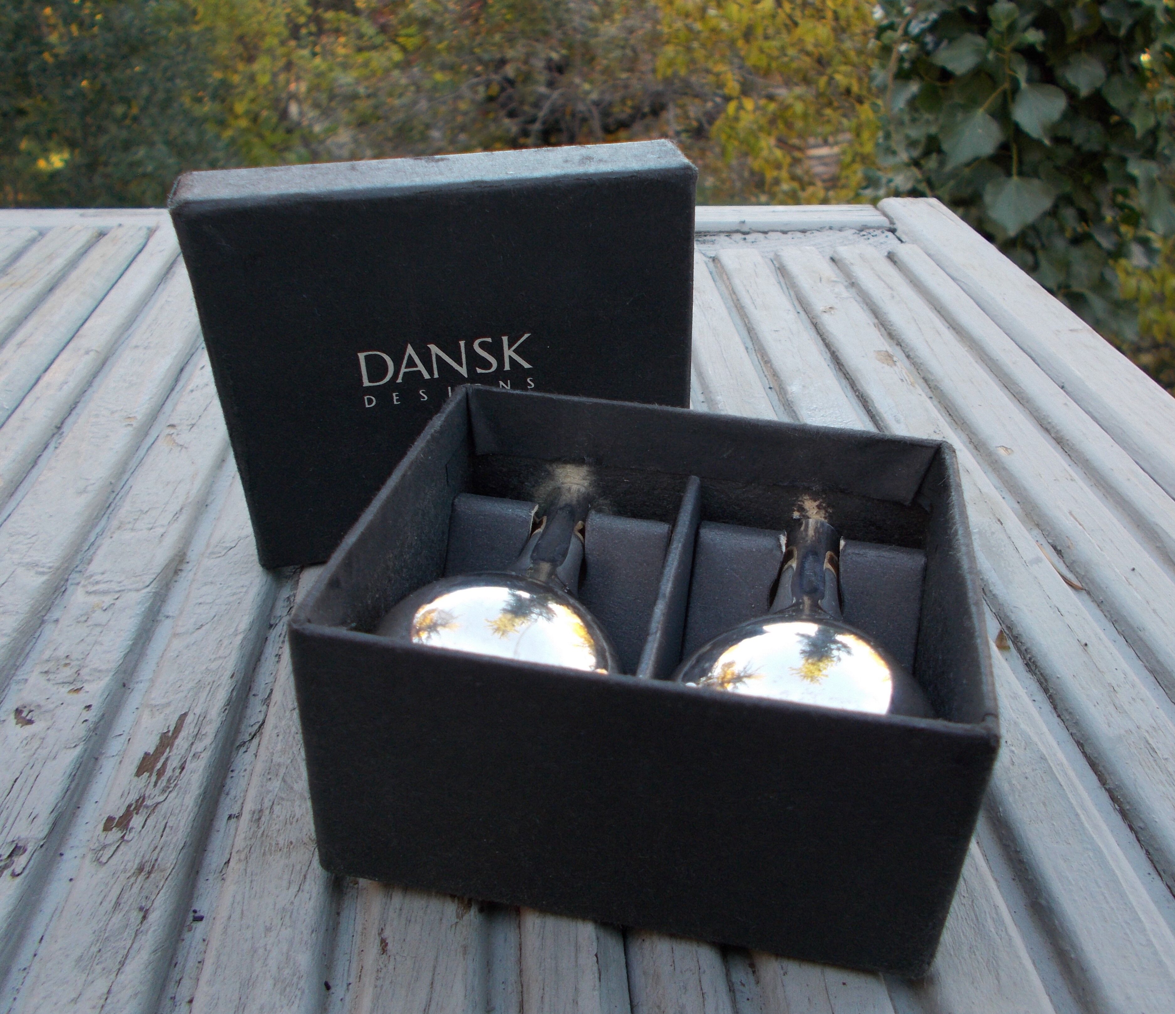 2 bougeoirs Dansk Designs Denmark avec coffret