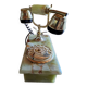 Onyx and brass telephone