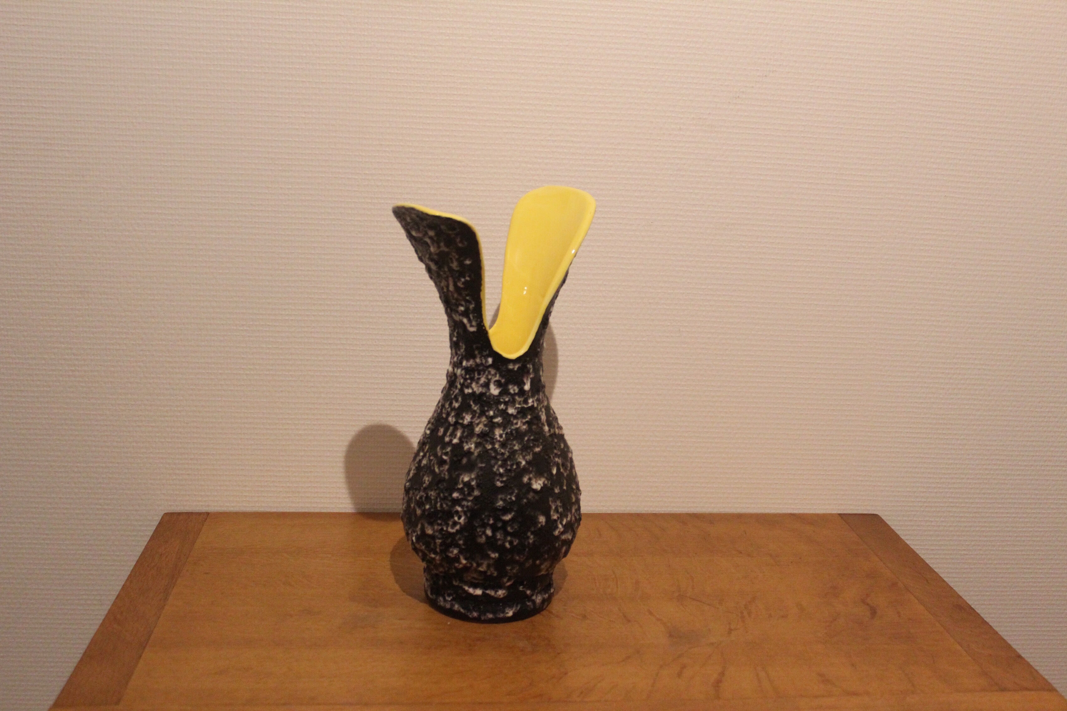 Vase en céramique Lunetta Vallauris 1950