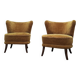 Two Mid Century cocktail chairs
