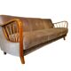 Vintage wooden sofa / sofa bed / sofa