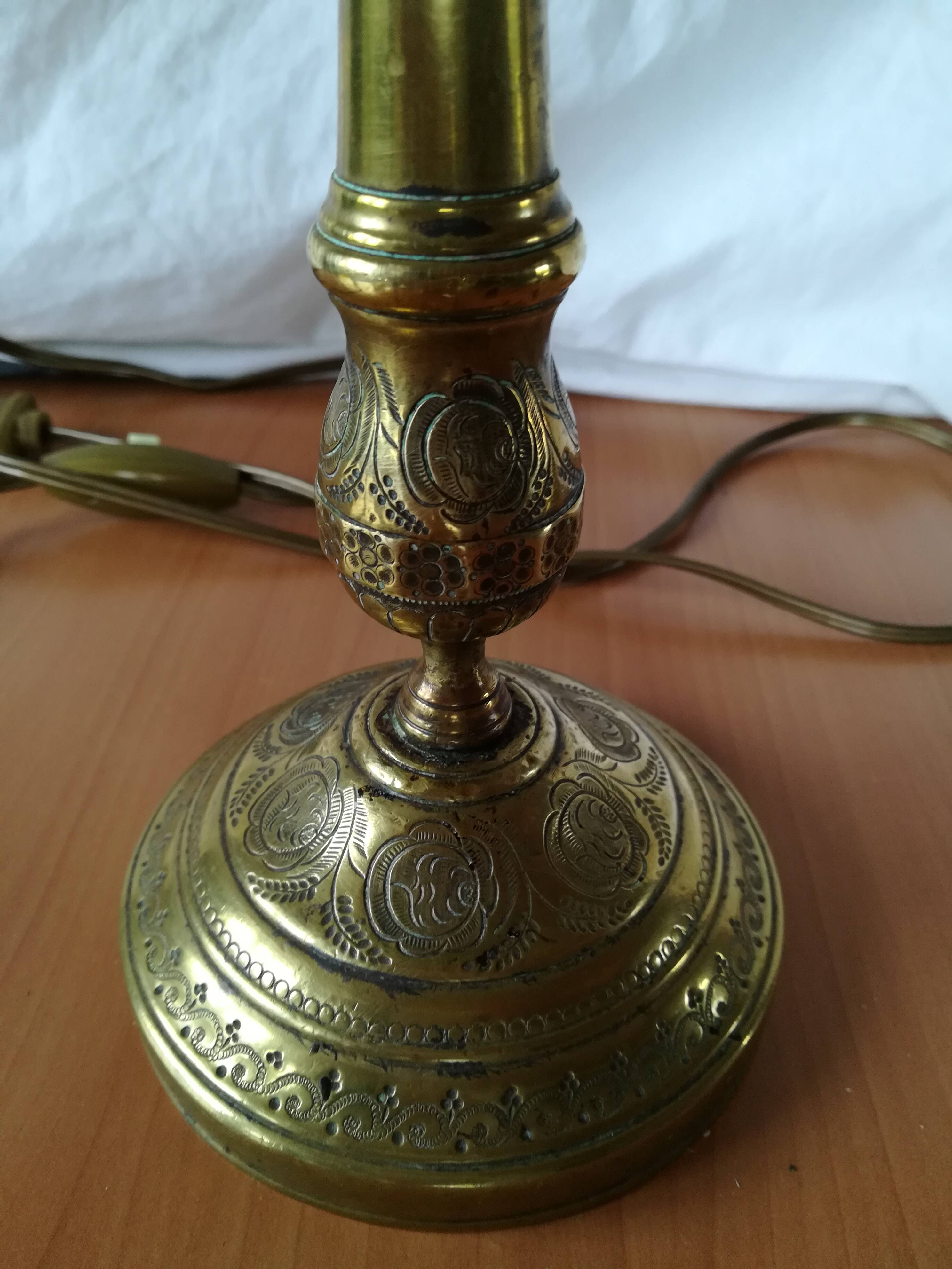 Vintage brass desk lamp