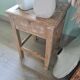 Vintage chest stool shabby chic style