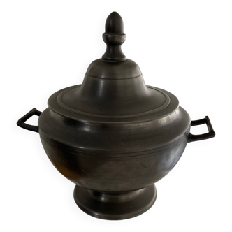 Pewter tureen