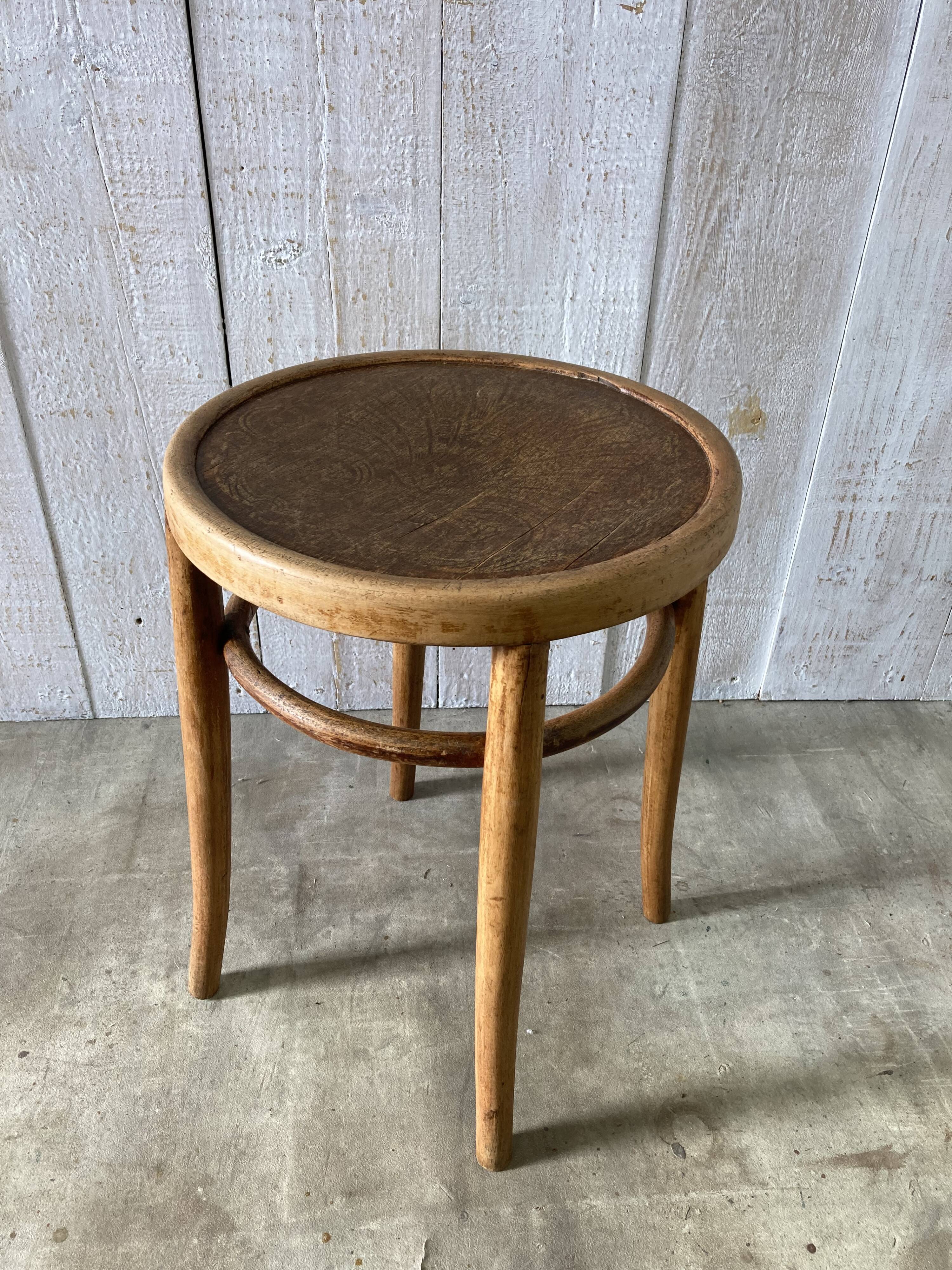 Vintage bentwood stool