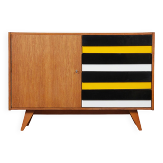 Vintage oak chest of drawers by Jiri Jiroutek, model U-458, 1960s