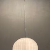 Mid-Century Italian Murano Glass Pendant Lamps by Paolo Venini, Set of 2