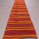 Old Turkish narrow Kilim Runner 272x52 cm shabby chic, vintage kelim