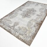 Gray & Brown Classic Turkish Rug, 176x294Cm