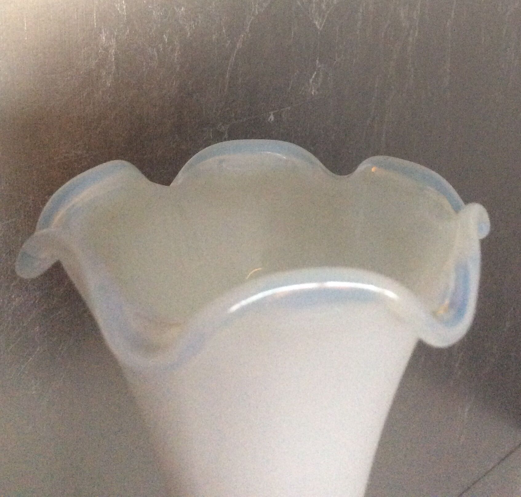 Opaline vase from the 60s and 70s