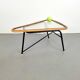 Vintage Rattan Coffee Table attributed to Dirk Van Sliedregt for Rohé Noordwolde, 1960s