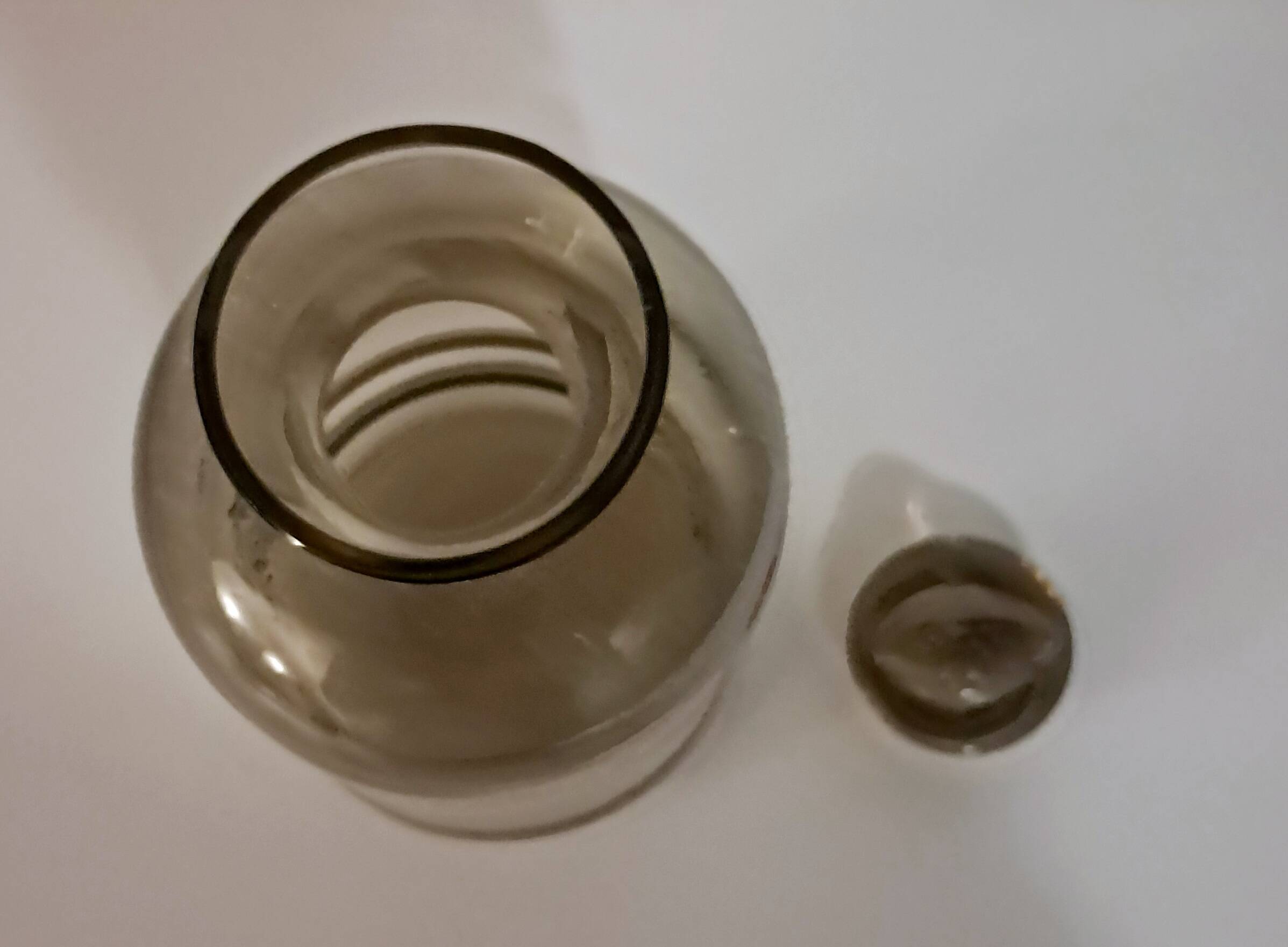 Amber Art Deco carafe from the 1930s