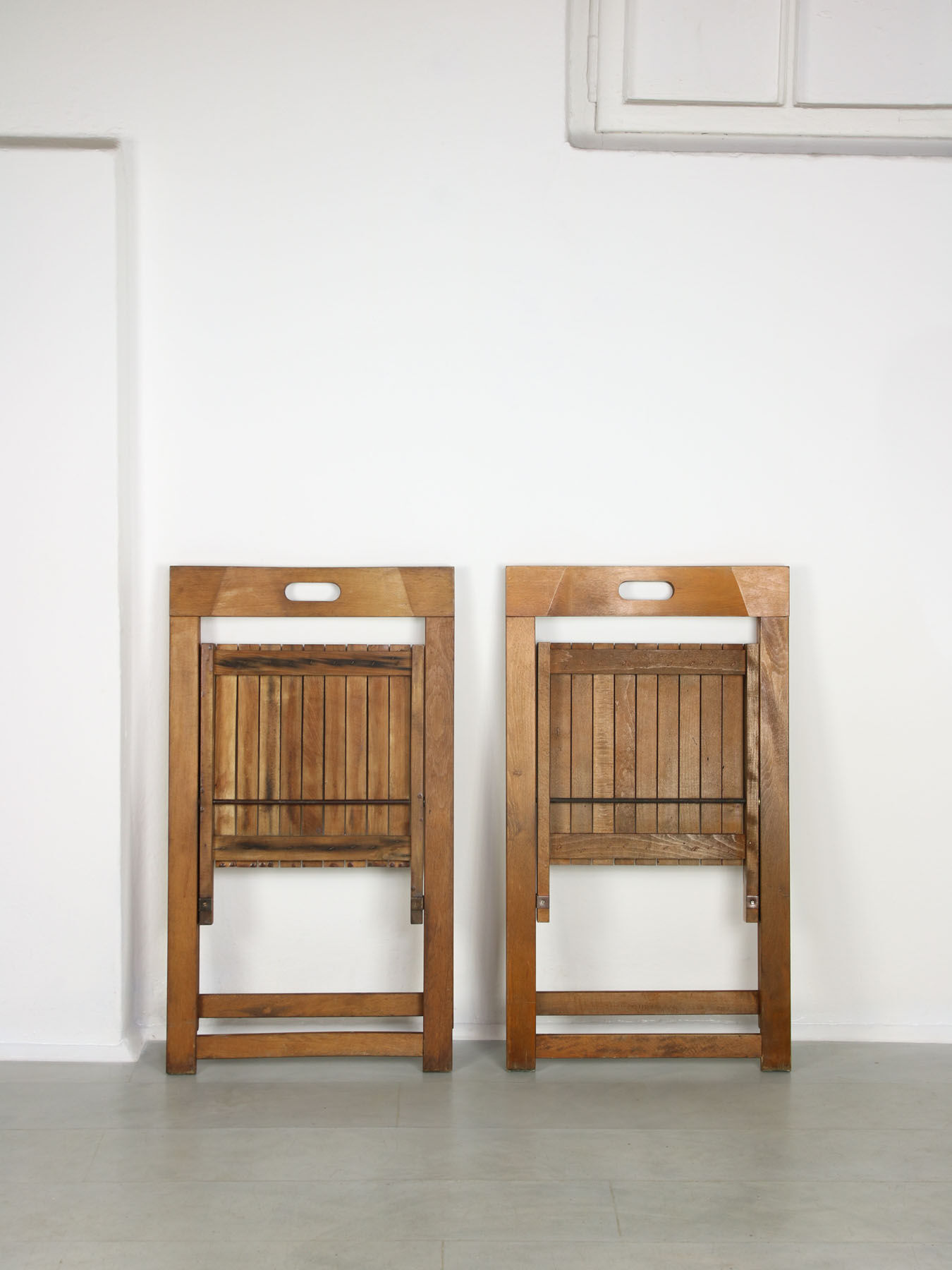 Vintage trieste folding chairs