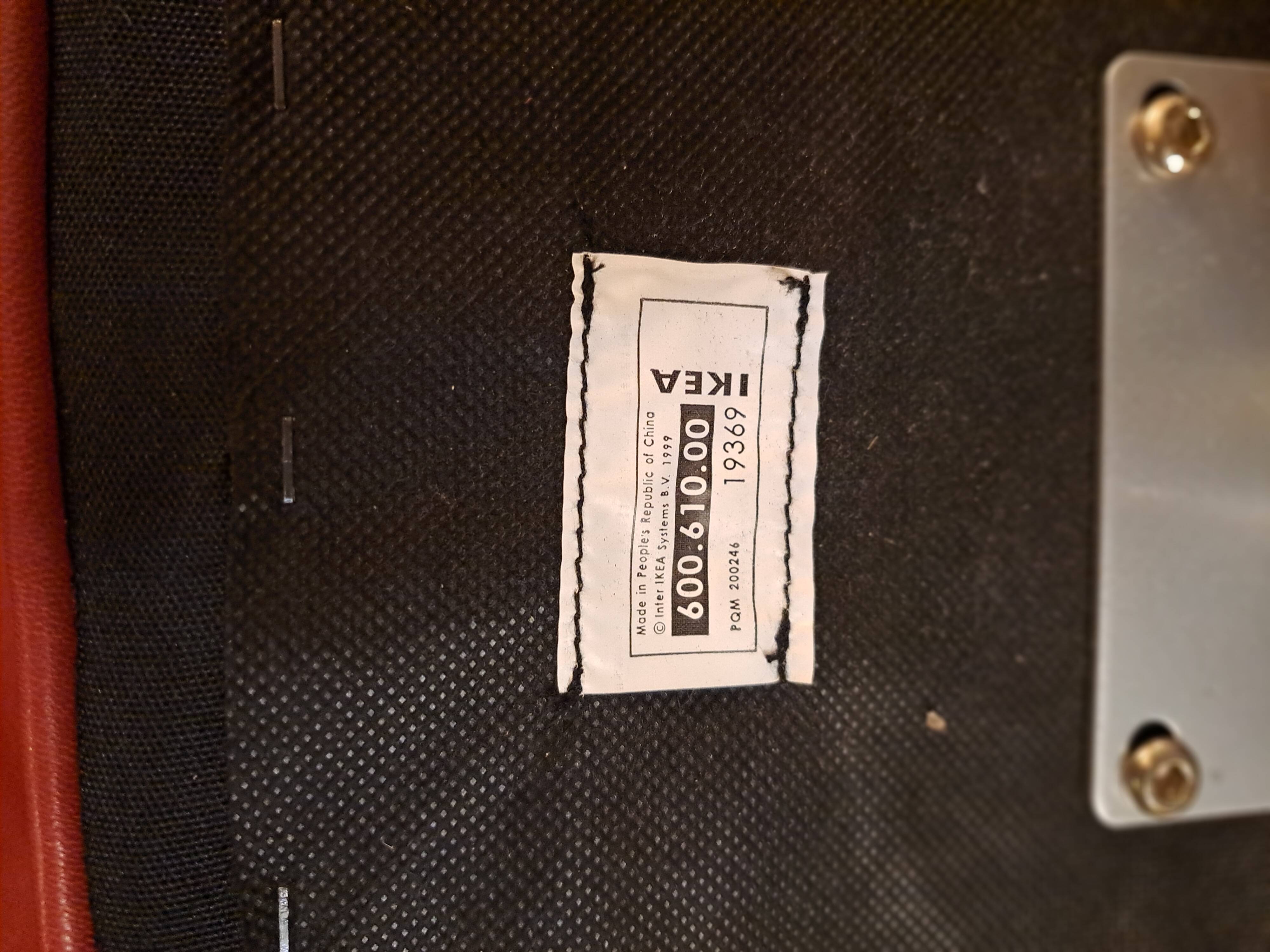 Pair of Lounge Chairs + Malung Leather Ottoman from the 90's