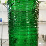 Vase vintage XXL en verre impression "Croco"