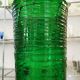 Vintage XXL glass vase with “Croc” print