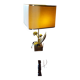 Grande lampe en laiton