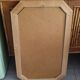 Miroir biseauté en bois peint vintage