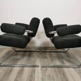Mid-century restored armchairs