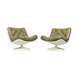 Pair of F976 armchairs by Geoffrey Harcourt for Artifort