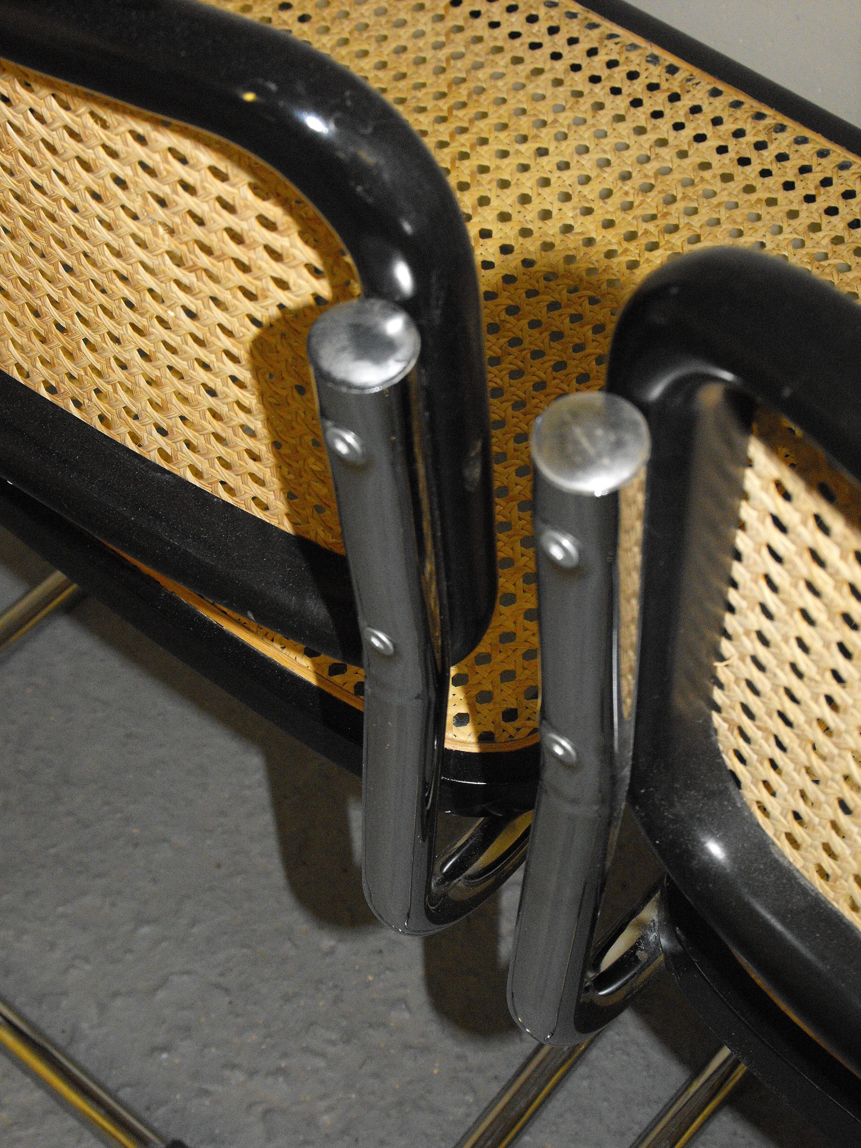 Set of 3 chairs B32 by Marcel Breuer